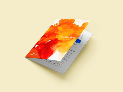 ASUGAL ALBI | Asutex Brochure branding corporate identity design flyer graphic design vector