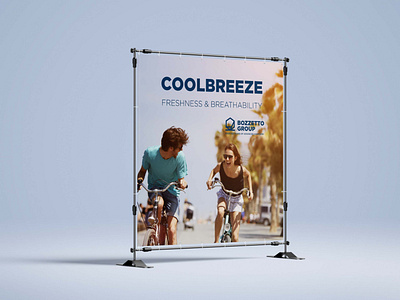 COOLBREEZE Banner | Bozzetto Indonesia branding brochure corporate identity design flyer graphic design illustration