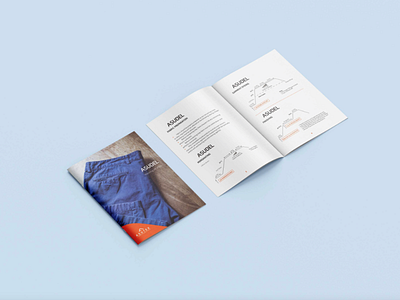 ASUDEL brochure | Asutex branding brochure corporate identity design flyer graphic design