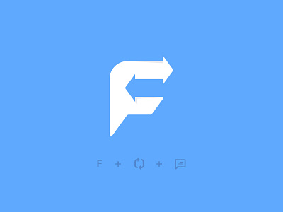 Feedback on Feedback communication cycle feedback identity logo symbol