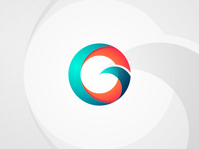 Unused logo proposal - for don't know what center cig circle crescent go gradients