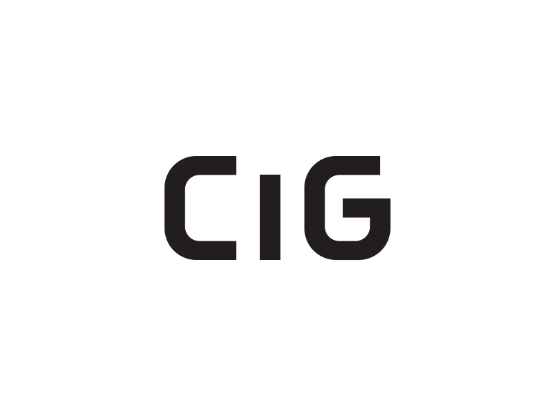 CIG wordmark redesign cig gif logo process redesign wordmark