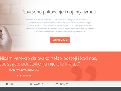 WIP / Flat web design