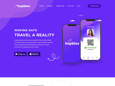 Hopblox Landing Page Design