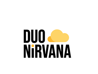 Duo Nirvana Logo branding cloud logos graphic design illus illustration logo logos vector