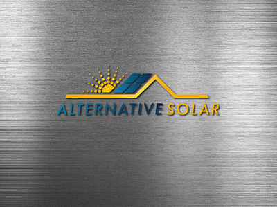 Solar Company Logo branding design geometric logo graphic design illustration logo logo design solar logo sun logo