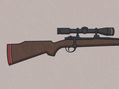 Haygarth gun hunt hunter hunting illustration rifle texture weapon wood