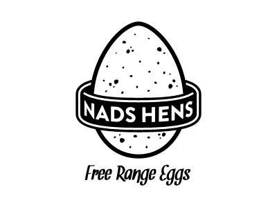 Nads Hens .v2 carton chick chickens chicks egg free logo range