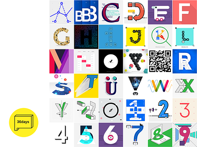 36 days of type 2016 36daysoftype 36dot digital illustration type typography web webdesign