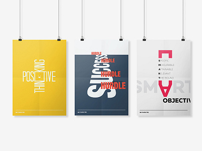 Say it with type posters