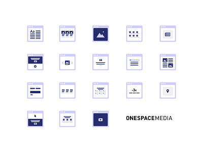 CMS Icons browser cms digital webdesign icon iconset vector