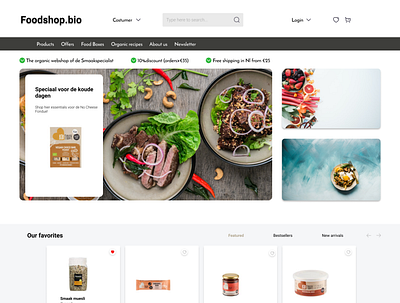 Food shop branding design figm figma logo ui