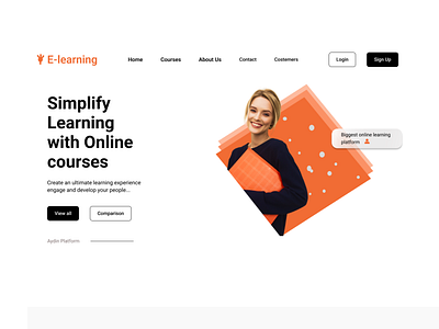 E- learning platform