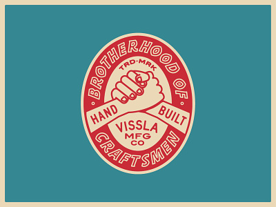 Vissla Badge (unused) badge branding design graphic design identity illustration logo surf typography