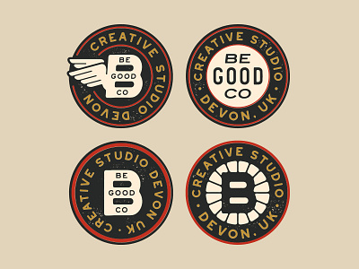 Be Good Co badges and stamps badge branding graphic design identity illustration logo marks monogram typography