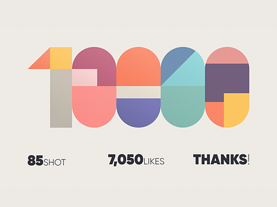 10K Followers! 10000 10k colors colours follower followers typography