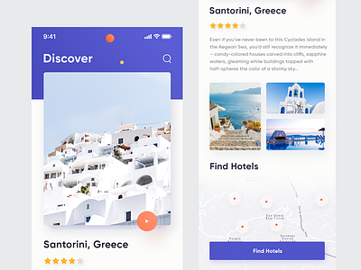 Travel App UI