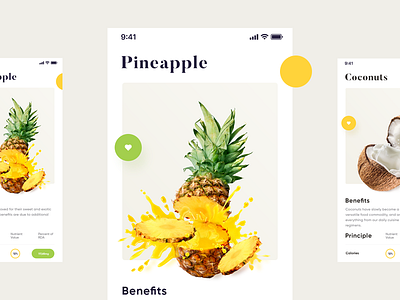 Fruit Benefits app benefits coconuts fruit giga mobile pineapple tamarashvili
