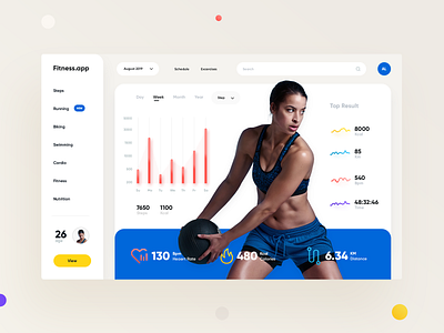 Fitness App Dashboard