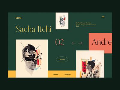 Some. collage fashion graphic design illustrator new style web design webdesign