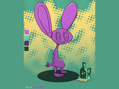 Rabbit design graphic design illustration vector