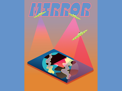 Mirror Poster design graphic design illustration poster