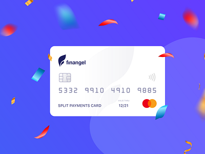 Finangel Banner bank banner blue card credit card finance