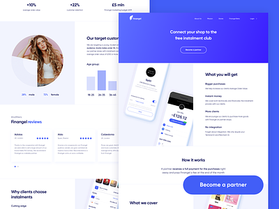 Partners page app landing partner partners page ui ux web web design