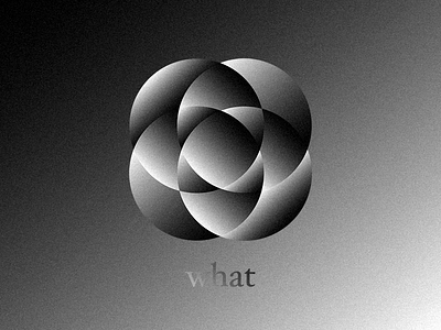 What Flower - Gradient Experiment berlin black black and white celestin experiment flower geometric minimal pattern shape simple