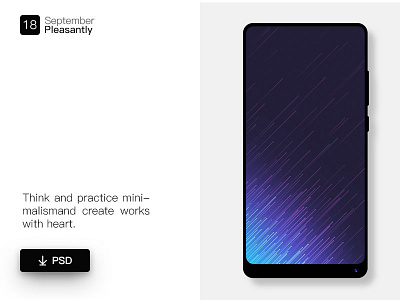 Mix2S design light minimalist mockup psd simple ui ux