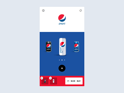 Pepsi App app branding challenge concept dailyui design designer interface ui