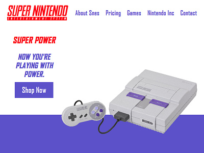 Super Nintendo Landing Page console gamers games landing landing page nintendo page retro super nintendo system videogames