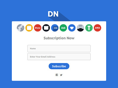 Day 024 - Newsletter Subscription Card challenge concept daily100 dailyui design designer news interface news newsletter subscription ui