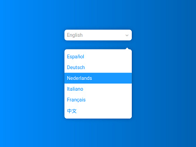 Day 056 - Language Selector challenge concept daily100 dailyui design interface language select selector ui ux