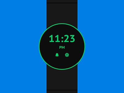 Day 072 - Clock alarm challenge clock concept daily100 dailyui design interface product time ui ux