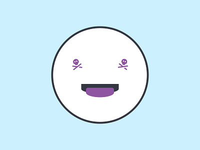 Emoticon Poison danger design designer emoticon emoticons face graphic icon icondesign poison ui ux