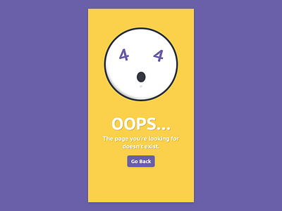 404 Page 404 app clean design designer flat icon mobile page ui uidesign ux