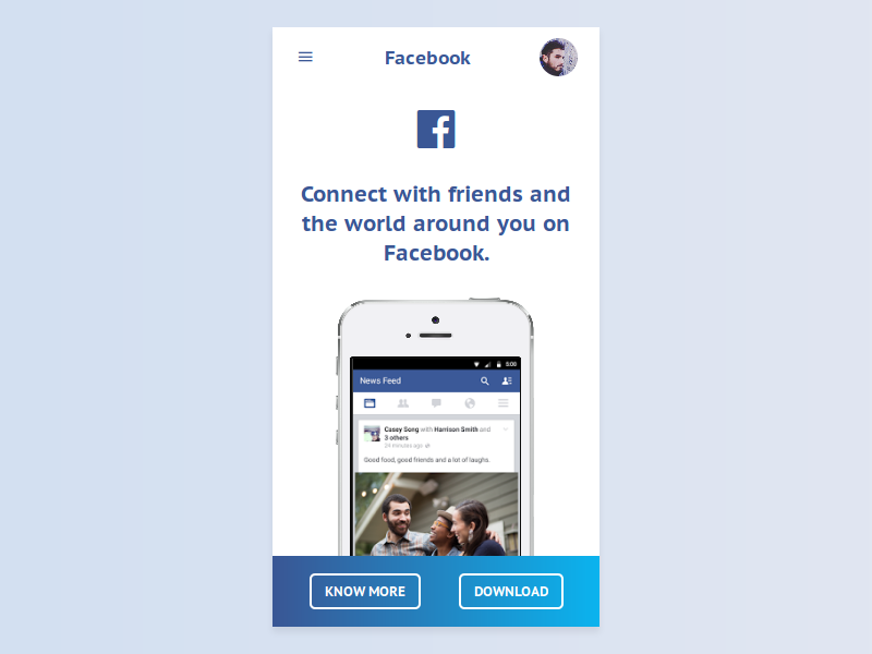 facebook view app store