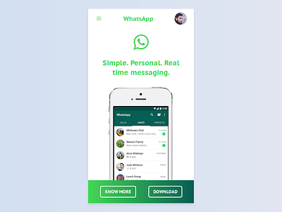 App Store - WhatsApp by Cristhofer Andana Alcaino on Dribbble
