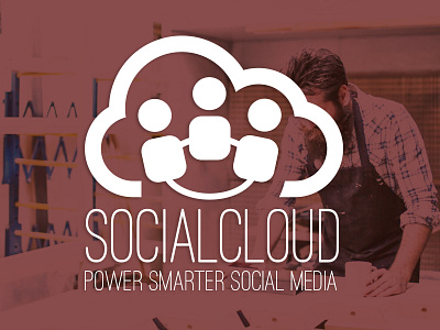 Social Cloud - logo Brand brand branding clean corporate identity logo logotype wordmark