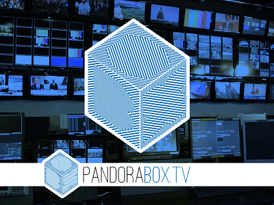 Pandorabox.tv - logo brand brand branding clean corporate identity logo logotype television tv wordmark