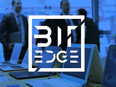 Bit edge - logo brand brand branding clean corporate edge identity logo logotype magazine technology wordmark