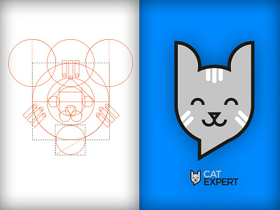 Cat expert - logo store brand
