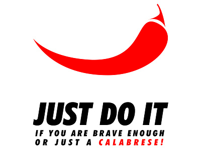 Just Do It brand chili clean design icon identity illustration minimal pepper shirt tshirt wordmark