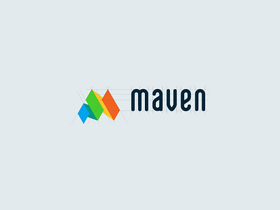 maven application branding coding development graphic design hi tech icon internet it it company logo network programming start up technologies web