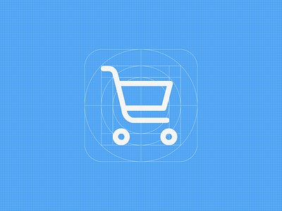 icon cart wireframe