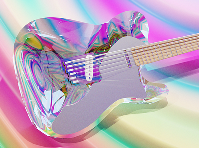Crystalline Telecaster blender design guitar