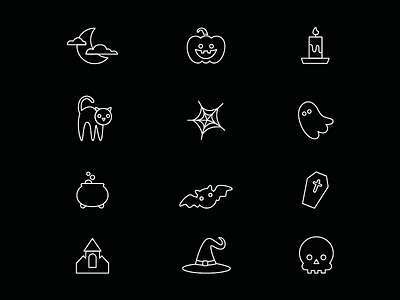 Halloween Icons ghost halloween icon iconography icons pumpkin