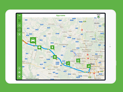 Skoda Discovery app app clean design ipad travel