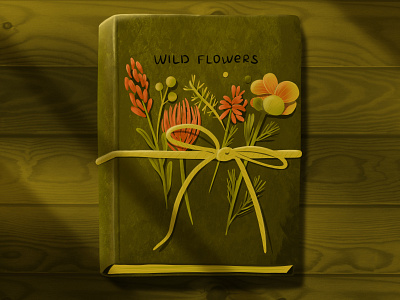 Wild Flowers book illustrations childrens illustration cozy flowers illustration